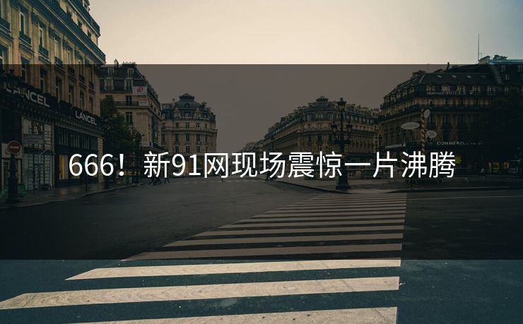 666！新91网现场震惊一片沸腾