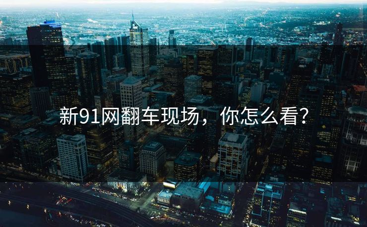 新91网翻车现场，你怎么看？